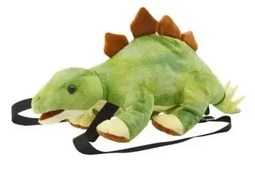 새상품 mm 봉제 인형 백팩 (스테고사우루스) 다이너소어 (럭색, 공룡