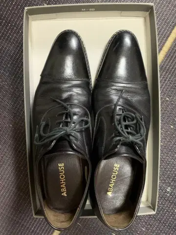 ABAHOUSE 블랙 드레스 슈즈