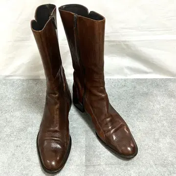 프랑코 마르티니 롱 부츠 브라운 36