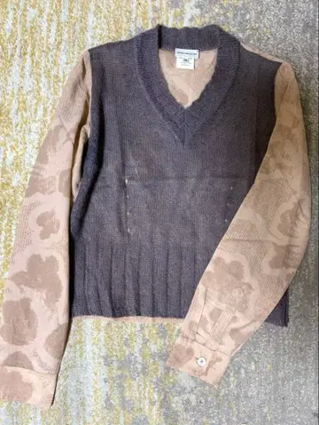 드리스반노튼 스타일리시 실크 니트 36