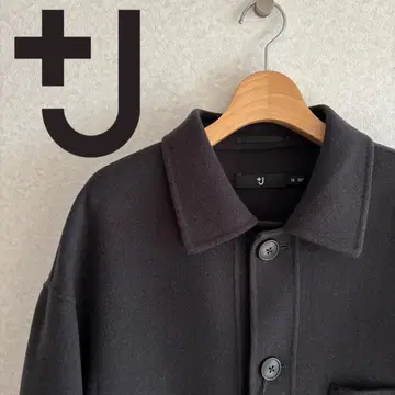 유니클로 +J 울 블렌드 오버사이즈 셔츠 자켓 UNIQLO