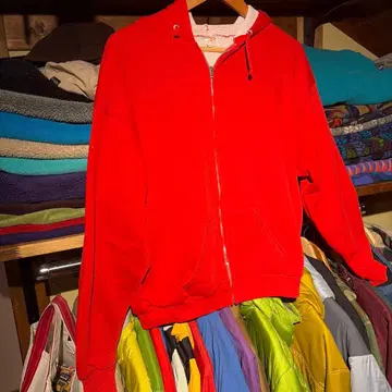 올드 지퍼 후드티