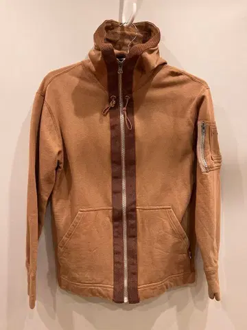 FINAL HOME 브라운 풀 집업 후드티