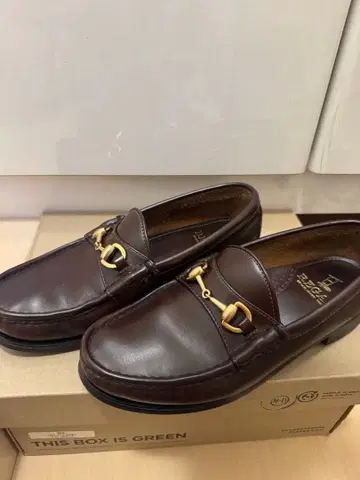 REGAL 브라운 가죽 로퍼