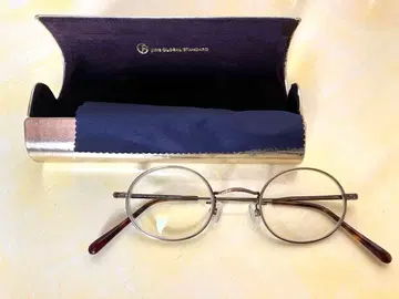 JINS 안경 메탈 프레임 MMF-15S-053 케이스 포함