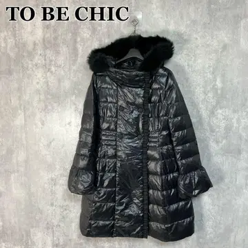 TO BE CHIC 프릴 다운 코트