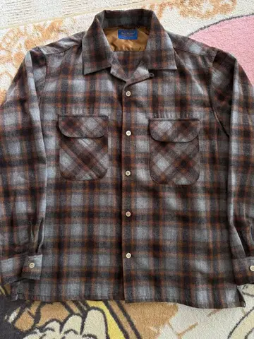 백넘버 보드 셔츠 옴브레 펜들턴