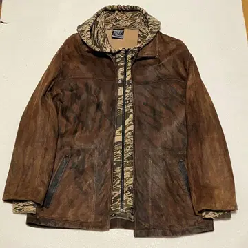 로컬 리메이크 카모플라주 (카모플라주) 가죽 자켓