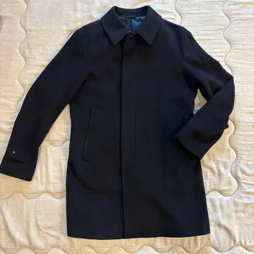 네이비 스텐카라 코트