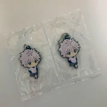 HUNTER x HUNTER 키루아 조르딕 러버 마스코트 2개 세트