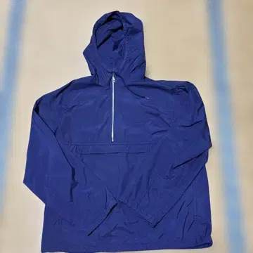 올드 유니클로 네이비 나일론 아노락 후드티 네이비 컬러 지퍼 자켓