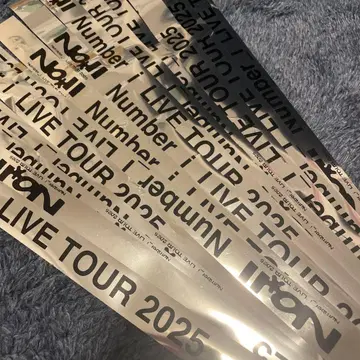 Number_i 라이브 2025 은색 테이프