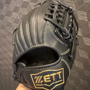 ETT 블랙 오른쪽 던지기용 그로브 GROUND HEAD