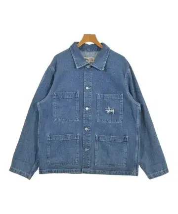 STUSSY 데님 자켓 남성용