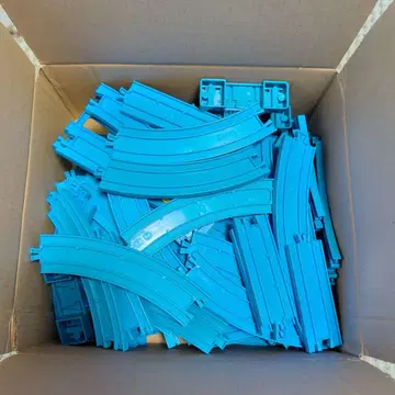 프라레일 레일 세트 파랑 72개