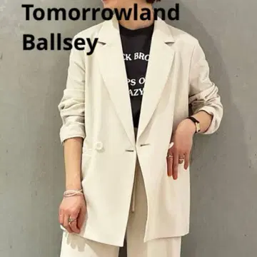 투모로우랜드 ballsey 프레셔스 모크 더블 브레스트 자켓