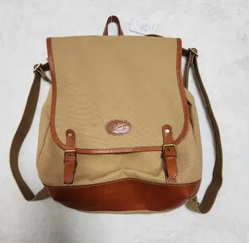 백팩 캔버스 가죽