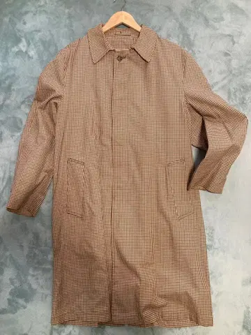 글렌 이글스 스텐카라 코트 체크 무늬