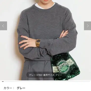 WISH 크루넥 풀오버 택 포함 새상품