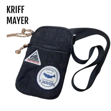 KRIFF MAYER 클리프 메이어 와펜 로고 미니 숄더백