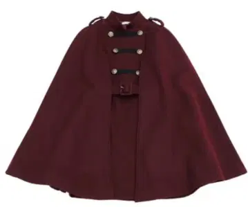 axes femme 나폴레옹 망토풍 코트 와인