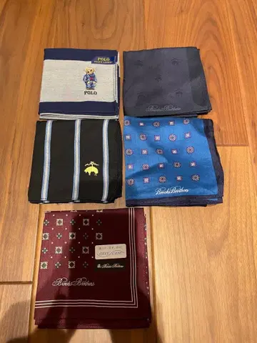 남성용 손수건 5세트 묶음 판매