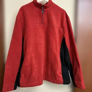 00s GAP 지퍼 플리스 US 풀오버 빨검 속기모 도톰