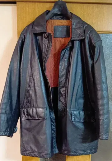 Sub urban 가죽 자켓 블랙 소가죽