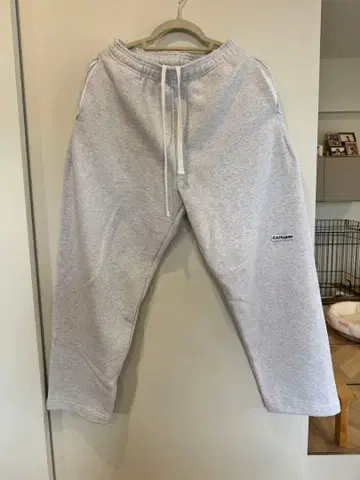 [CAHLUMN] 화이트 S 사이즈 스웨트 팬츠