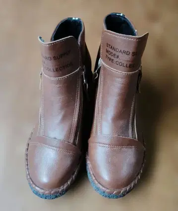 브라운 부티 36 사이즈