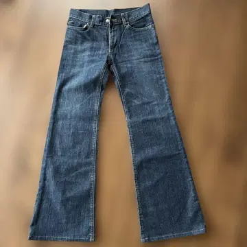 플레어 청바지 다크 블루