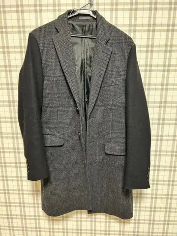 에디피스 네이비 체스터 코트 EDIFICE