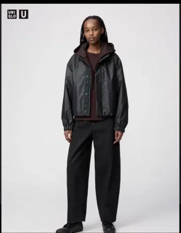 UNIQLO U 커브 팬츠 블랙 27