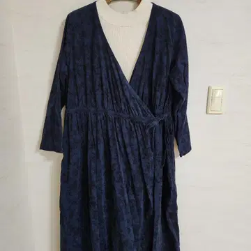 이치 세세 코듀로이 카슈쿨 원피스 꽃무늬