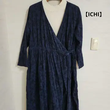 이치 세세 코듀로이 카슈쿨 원피스 꽃무늬