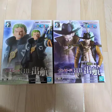 원피스 THE 출항 로로노아 조로 & 미호크 피규어 사제 세트