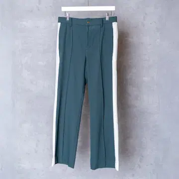 CULLNI 크루니 사이드 라인 슬랙스 팬츠 그린