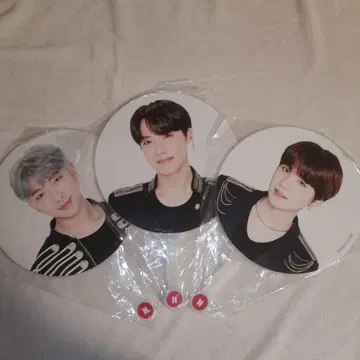 K-POP BTS 랩 라인 부채 3개 세트