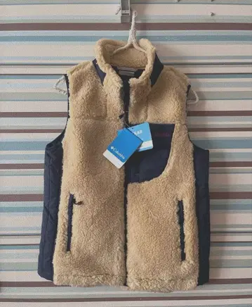 새상품 컬럼비아 우먼 아처리지 베스트 M 보아 베스트 베이지