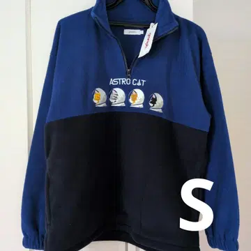 graniph 택 포함 ASTRO CAT 하프 지퍼 맨투맨