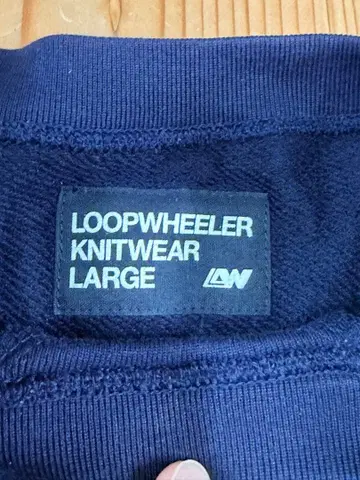 LOOPWHEELER 수빈골드 프리미엄 L 사이즈 네이비