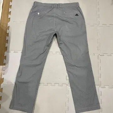 봄/여름용 adidas 그레이 체크 무늬 팬츠