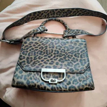 MARK STYLER 레오파드 무늬 핸드백 숄더 스트랩 포함