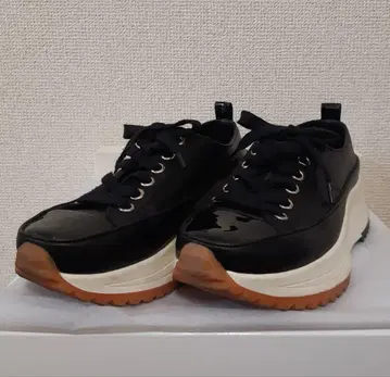 Noubel Voug Relax 통굽 캐주얼 스니커즈 블랙