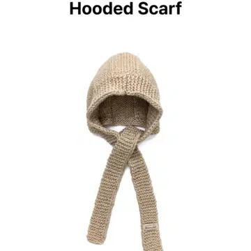 르세라핌 크로셰 Hooded Scarf 스카프 머플러