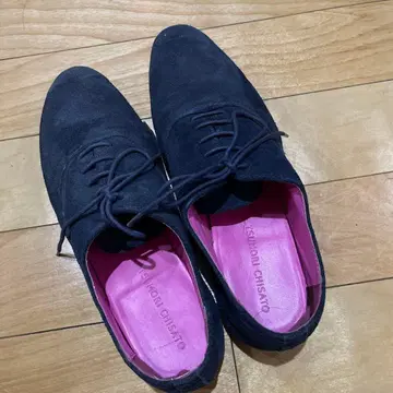 TSUMORI CHISATO 네이비 스웨이드 구두 드레스 슈즈