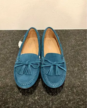 미사용 새상품 HAIKON HADA 스웨이드 로퍼