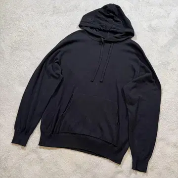 존스메들리 니트 후드티 M 사이즈 블랙 울