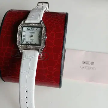 ABISTE 쿼츠 손목시계 화이트