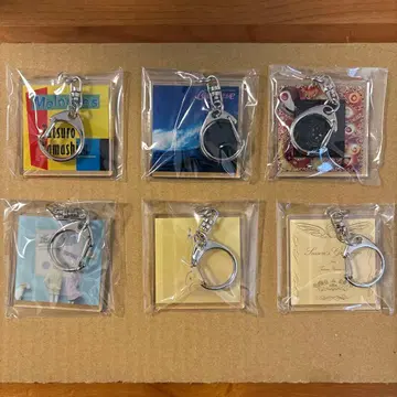 야마시타 타츠로 자켓 그림체 아크릴 키링 세트